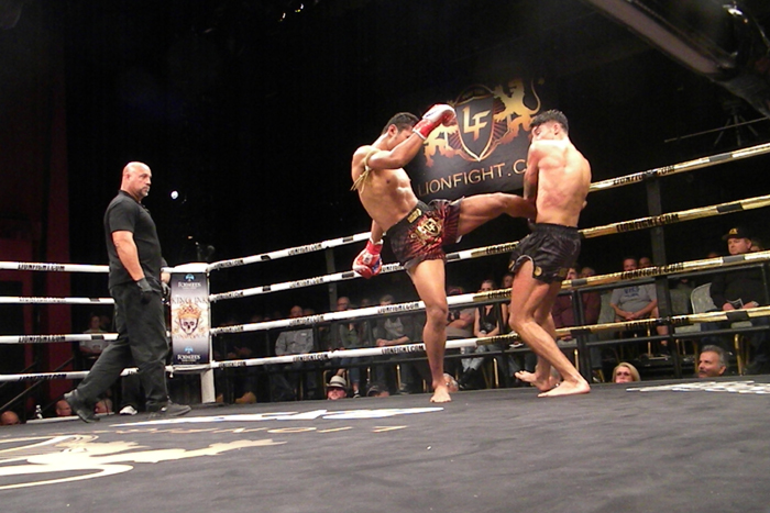 Jo Nattawut and Hasan Toy at Lion Fight 33