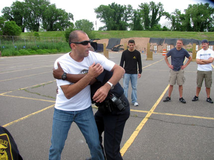 UFC legend Royce Gracie instructed Hartford police officers.