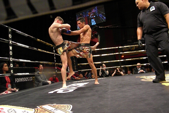 Ognjen Topic and Dechsakda Sitsongpeenong at Lion Fight 29