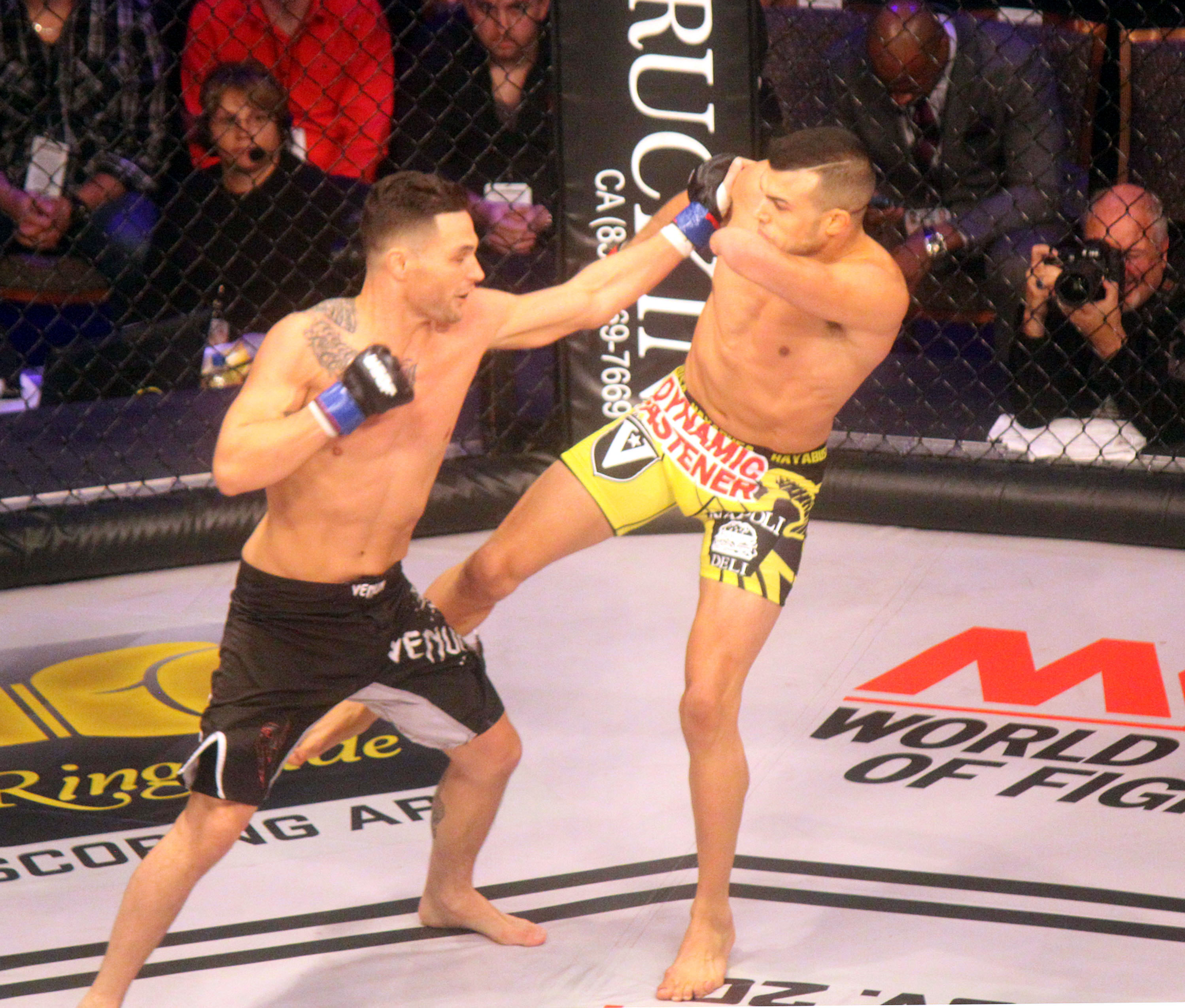 Tom Marcellino, left and Nick Newell at WSOF 24.