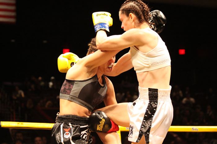 Antonina Shevchenko, left, vs Claire Baxter